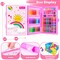 149 Pieces Drawing Kit Painting Art Set Art Kits Gifts Box, Arts and Crafts for Kids Girls Boys, with Coloring Book, Crayons, Pastels, Pencils, Watercolor Pens (Pink)